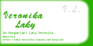 veronika laky business card